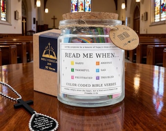 Bijbelverzen voor emoties en gevoelens, schriftpot, christelijk cadeau voor vrouwen en mannen, kruisornament, autobedel, verjaardagscadeaus voor moeder