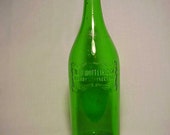 c1932 NEHI Bottling Co. Albany Schenectady, N.Y. , 30 ounce Crown Top Emerald Green Glass Royal Crown Cola Soda Bottle