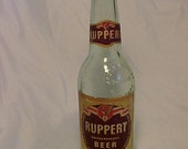 c1930s Jacob Ruppert Knickerbocker Beer New York, N.Y. , 12 Ounce IRTP Paper Label Beer Bottle, Man Cave Decor, Back Bar Decor