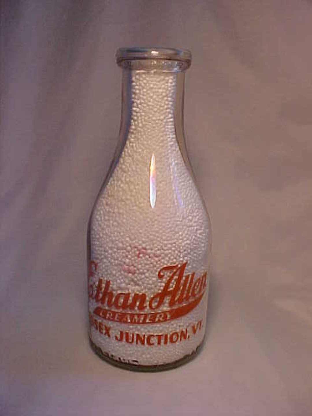 1947 Ethan Allen Creamery Essex Junction VT. One Quart Size Etsy