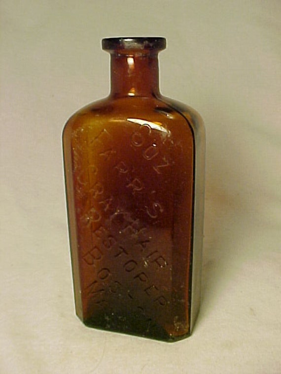 C1920s Farr's for Grey Hair Boston Mass. Cork Top Amber - Etsy C1920s Farr's for Grey Hair Boston Mass. Cork Top Amber - Etsy