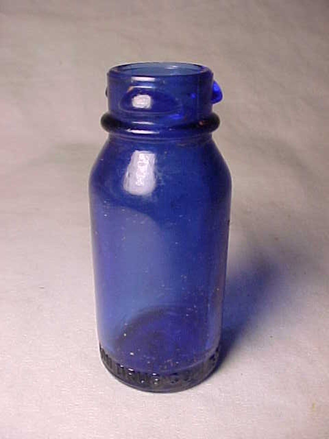 C1930s Bromo Seltzer Emerson Drug Co. Baltimore, MD., Cobalt Blue Glass