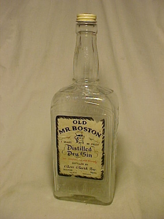 1935 Old Mr Boston Distilled Dry Gin Distilled By Ben Burk Etsy etsy