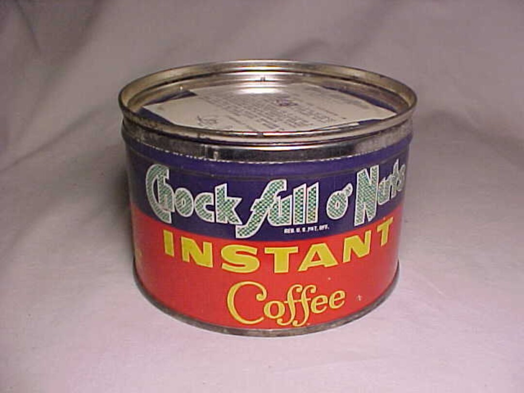C1940s Chock Full O' Nuts Instant Coffee New York N.Y. Etsy Canada