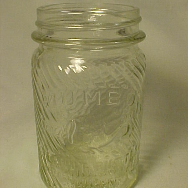 c1920s-30s Jumbo Brand Peanut Butter  1 LB. The Frank Tea & Spice Co. Cincinnati, Ohio, write for Jumbo peanut butter recipes , Fruit Jar #2