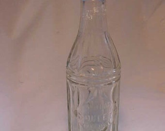 1926 Squeeze Orange Soda Clarksdale, Mississippi, Clear Glass Crown Top Deco Soda Back Bar Bottle, Back Bar Decor, Soda Fountain Decor