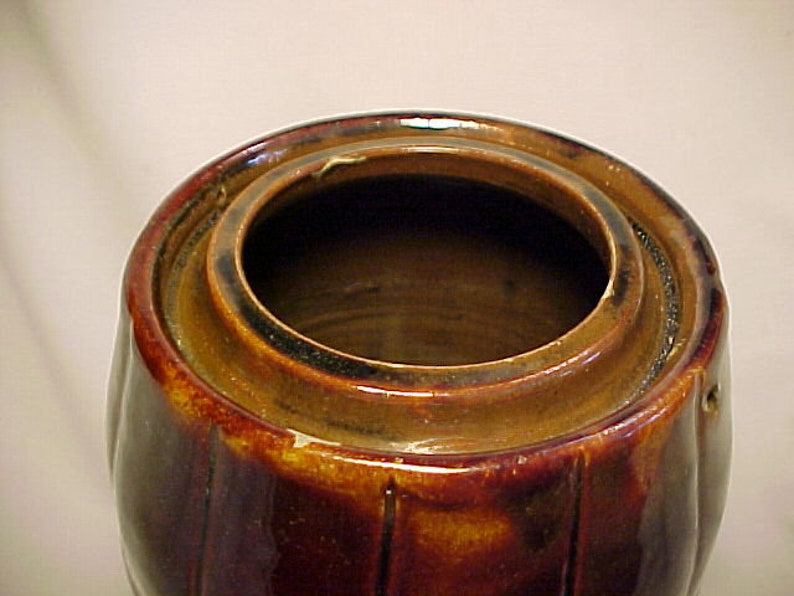 C1890s Peoria Pottery Peoria Illinois Stoneware Brown Glaze 1 Etsy