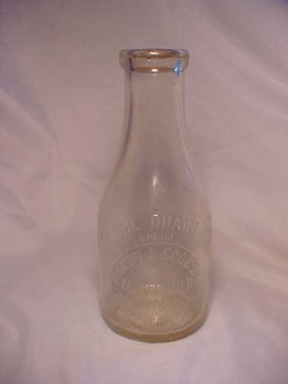 Crystal Dairy Harriston Quart Milk bottle Crystal Dairy Harriston Quart Milk bottle
