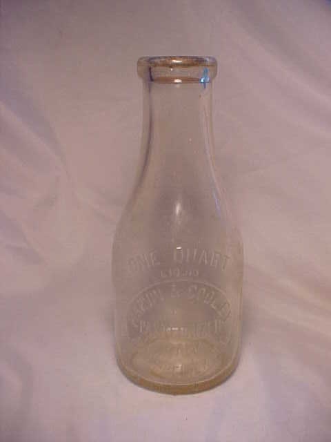 Crystal Dairy Harriston Quart Milk bottle Crystal Dairy Harriston Quart Milk bottle