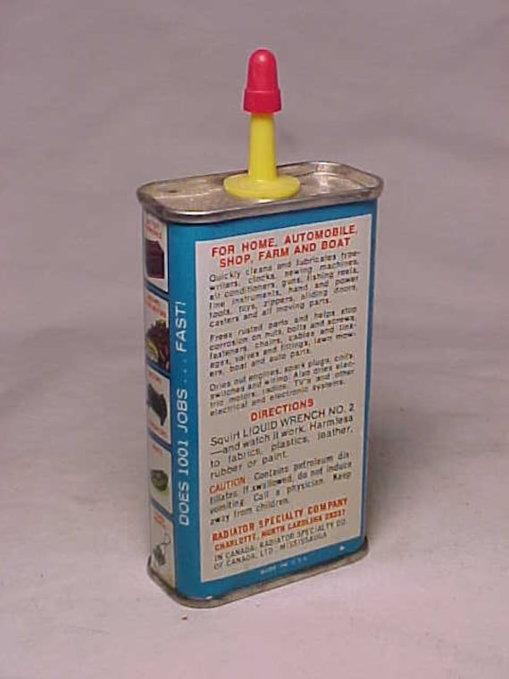 1960s Liquid Wrench Number 2 the Miracle Worker Oil Radiator