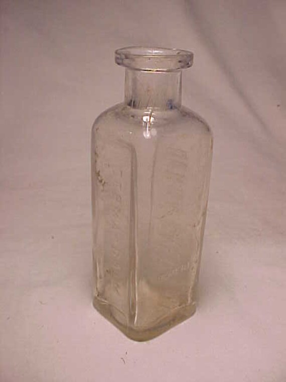 Clear Glass Derma Bottle