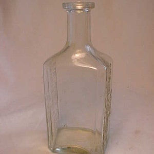 c1920s Zemo Antiseptic Lotion for Skin & Scalp Zemo Mfg. by E. W. Rose Co. Cleveland, Ohio, Cork Top Glass Hair Tonic Barber Shop bottle