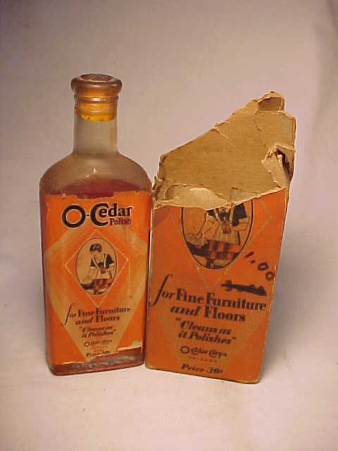 C1920s Ocedar Polish Manufactured Exclusively by Ocedar Corp'n