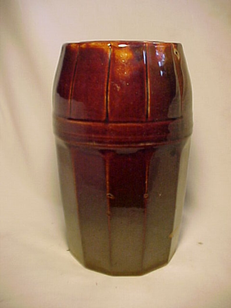 C1890s Peoria Pottery Peoria Illinois Stoneware Brown Glaze 1 Etsy