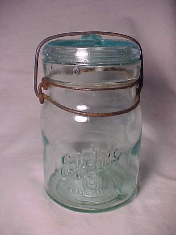 Nostalgic Clamp Lid Glass Mason Jar 5 Ounces 10 Count Box