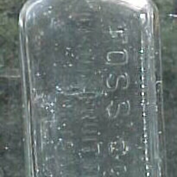 c1920s Foss Liquid Fruit Flavors Portland, Maine,  Cork Top Extract Bottle