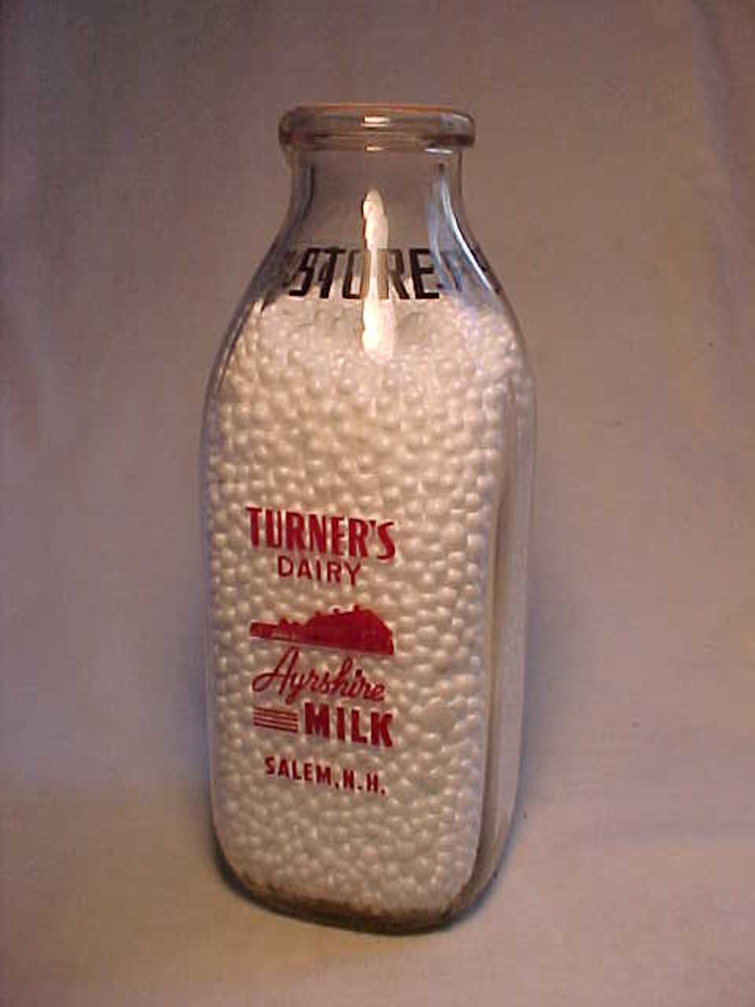 C1950s Turner's Dairy Ayrshire Milk Salem N.H. Clear Etsy