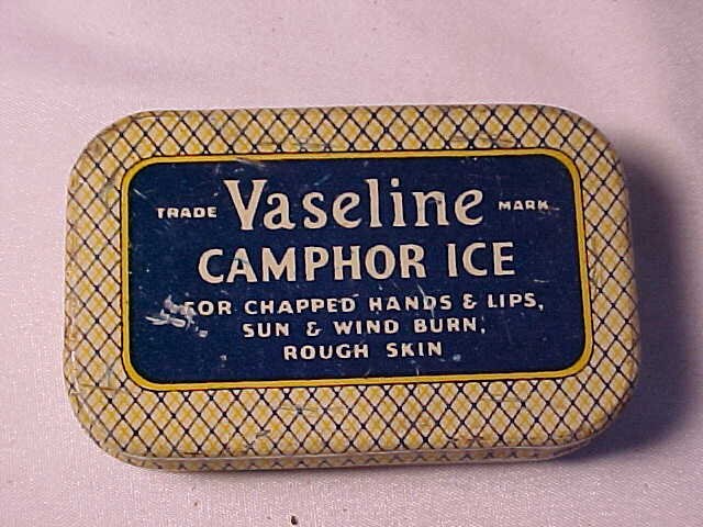 C1940s Vaseline Camphor Ice Chesebrough Co. New York, N.Y., Medical ...