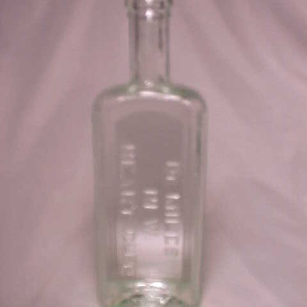 c1890s Dr. Miles New Heart Cure Elkhart, Indiana, Aqua Glass Cork Top Patent Medicine Bottle, Great Valentines Day Gift, Drug Store Decor