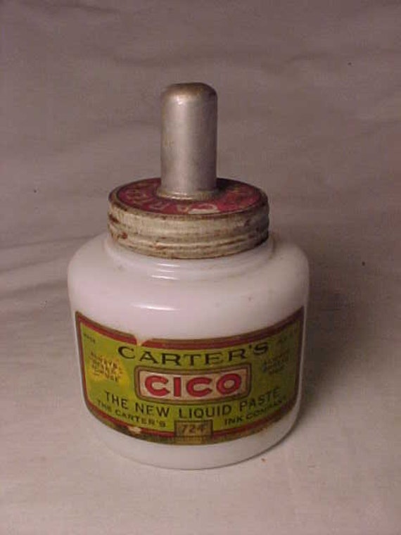 Vintage Carter's Rubber Cement Glue Bottle Dispenser & Brush Cap - NOS -  collectibles - by owner - sale - craigslist