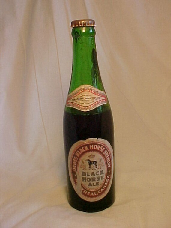 C1930s Black Horse Ale Dawes Black Horse Brewery Montreal Etsy