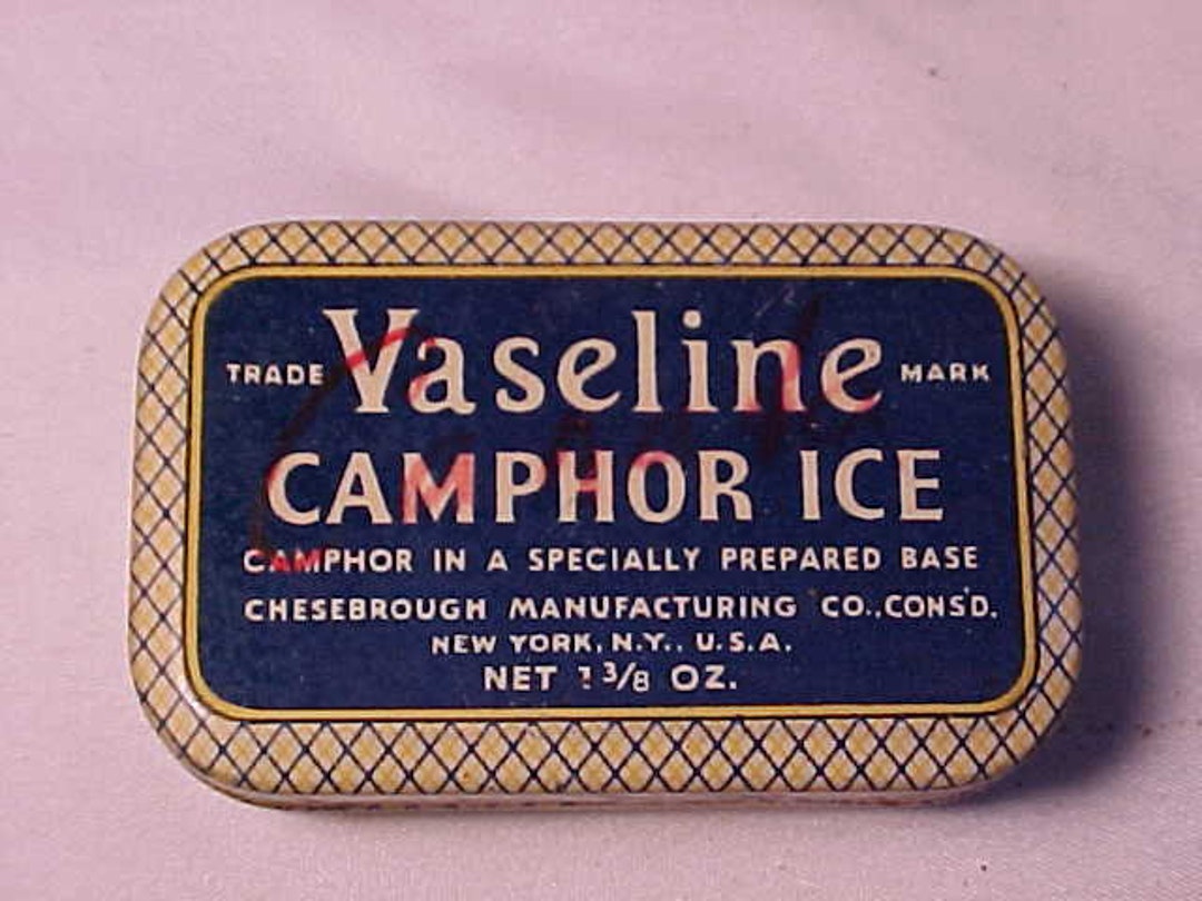 C1940s Vaseline Camphor Ice Chesebrough Co. New York, N.Y., Medical ...