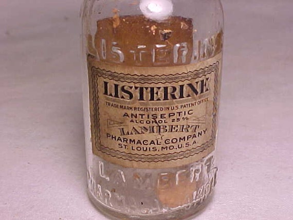 sextant Productief te ontvangen C1920s Listerine Mouth Wash Lambert Pharmacal Company St. - Etsy België