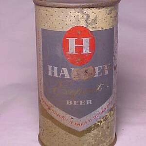 c1950s Rare Hanley Export Beer The James Hanley Company Cranston, Rhode Island, EMPTY Flat Top Beer Can, Back Bar Decor, Man Cave Decor #3