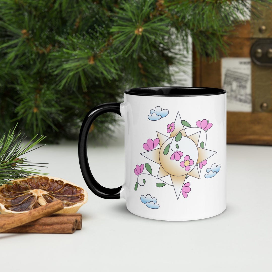 Mug With Color Inside - Etsy