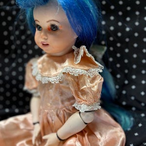 Doll Collection Dark Coquette | Exposed Brain OoaK | Unique Articulated Halloween Doll