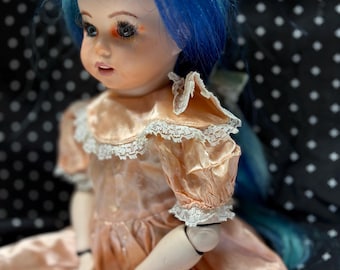 Doll Collection Dark Coquette | Exposed Brain OoaK | Unique Articulated Halloween Doll