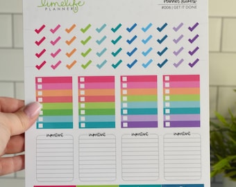 Get It Done Planner Stickers