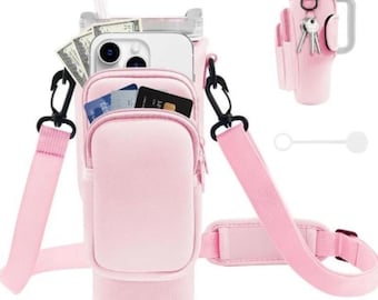 40-OZ Stanley Tumbler Carrier Bag With Mobile Phone Pocket