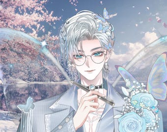 Live2D Model 【Aurelian Blue Ver.】 VTuber Model