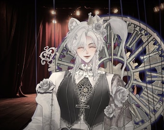 Modelo Live2D 【Lion 2.0 White Ver. 】 Modelo VTuber