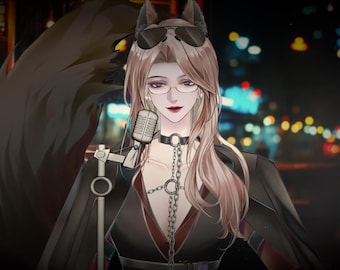 Modelo Live2D 【Frimaire Black Ver.】 Modelo VTuber