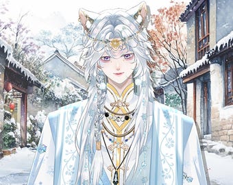 Live2D Model 【Yama Blue Ver.】 VTuber Model