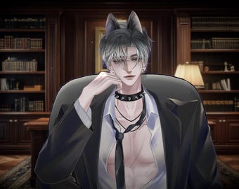 Modelo Live2D 【Wolf Jack】 Modelo VTuber