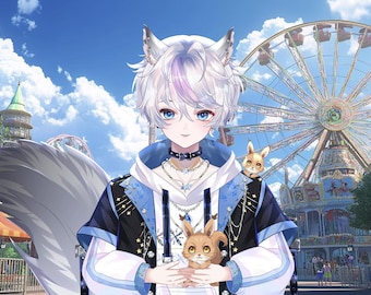 Modelo Live2D Chico Ardilla Modelo VTuber