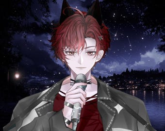 Modelo Live2D 【Shuxin Red Ver.】 Modelo VTuber