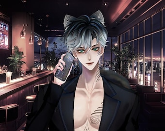 Modelo Live2D 【Noctis Black Ver.】 Modelo de VTuber