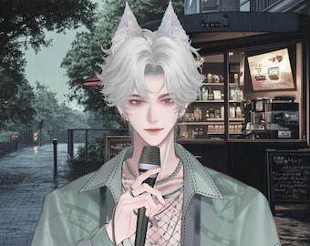 Live2D Model 【Chunfen White Ver.】 VTuber Model 【2D Avatar】