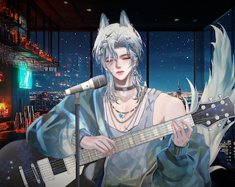 Modelo Live2D 【GSD Blue Ver.】 Modelo VTuber