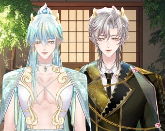 Modelo Live2D Kirin (forma dual) Modelo VTuber