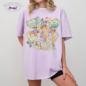 To Infinity and Beyond Toy Story Shirt, Buzz Woody Jessie Rex Slinky Tee, Comfort Colors Disney Trip 2026, Family Matching Squad Group Gift Orchid