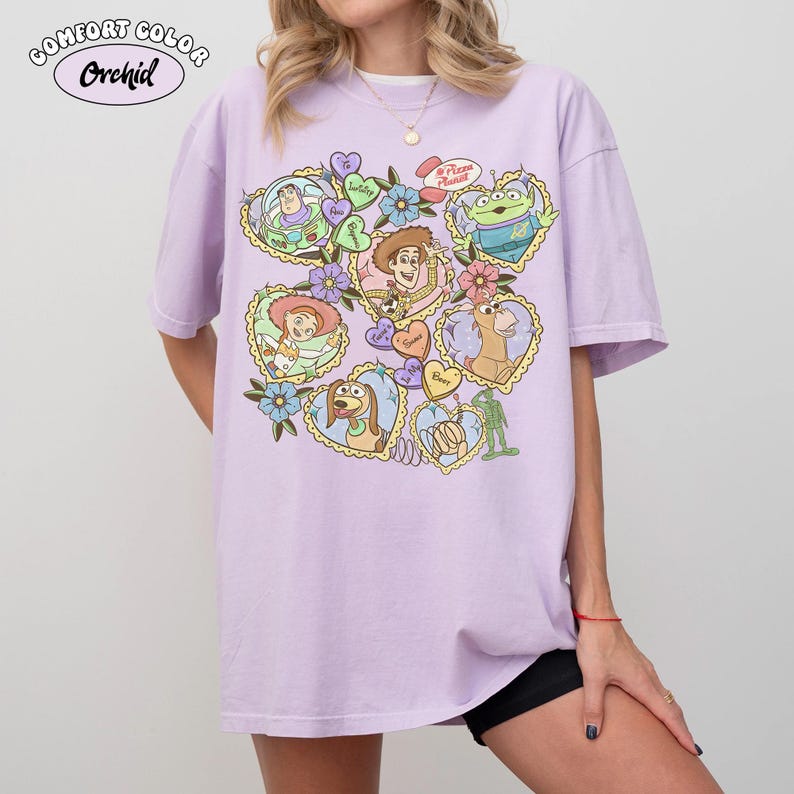 To Infinity and Beyond Toy Story Shirt, Buzz Woody Jessie Rex Slinky Tee, Comfort Colors Disney Trip 2026, Family Matching Squad Group Gift Orchid