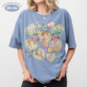 To Infinity and Beyond Toy Story Shirt, Buzz Woody Jessie Rex Slinky Tee, Comfort Colors Disney Trip 2026, Family Matching Squad Group Gift Blue Jean