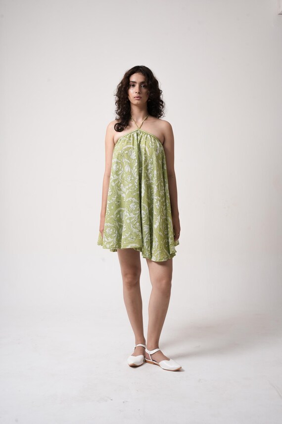 Tove Strapless Pear Green Mini Dress Flared Cotton Summer Dress for Women, Casual to Evening Style, Comfortable Gift Outfit - Etsy Tove Strapless Pear Green Mini Dress Flared Cotton Summer Dress for Women, Casual to Evening Style, Comfortable Gift Outfit - Etsy