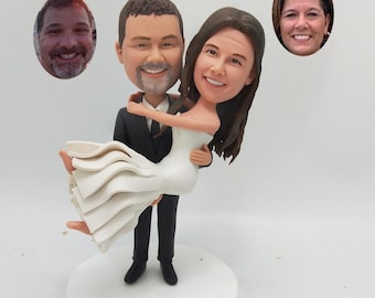 Personalisierte Hochzeitstorte nach Foto – Tortenstecker / Tortenstecker