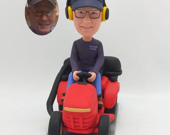 Custom Trucker Dad Bobblehead vom Foto - Personalisierte Fahrer Figur